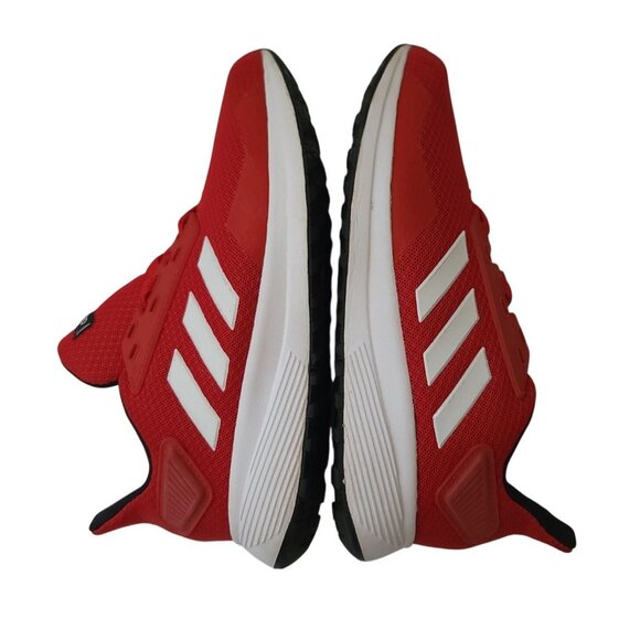 Adidas Duramo 9 Red White Cloudfoam Lite Racer Sneakers Men's Size 3 (BB7059) - Picture 5 of 8